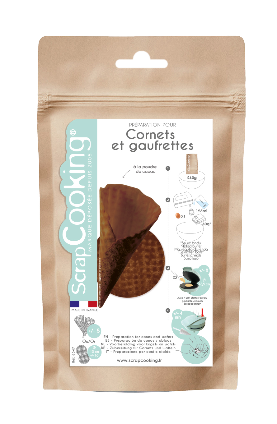 Cornets de glace cacao fait maison